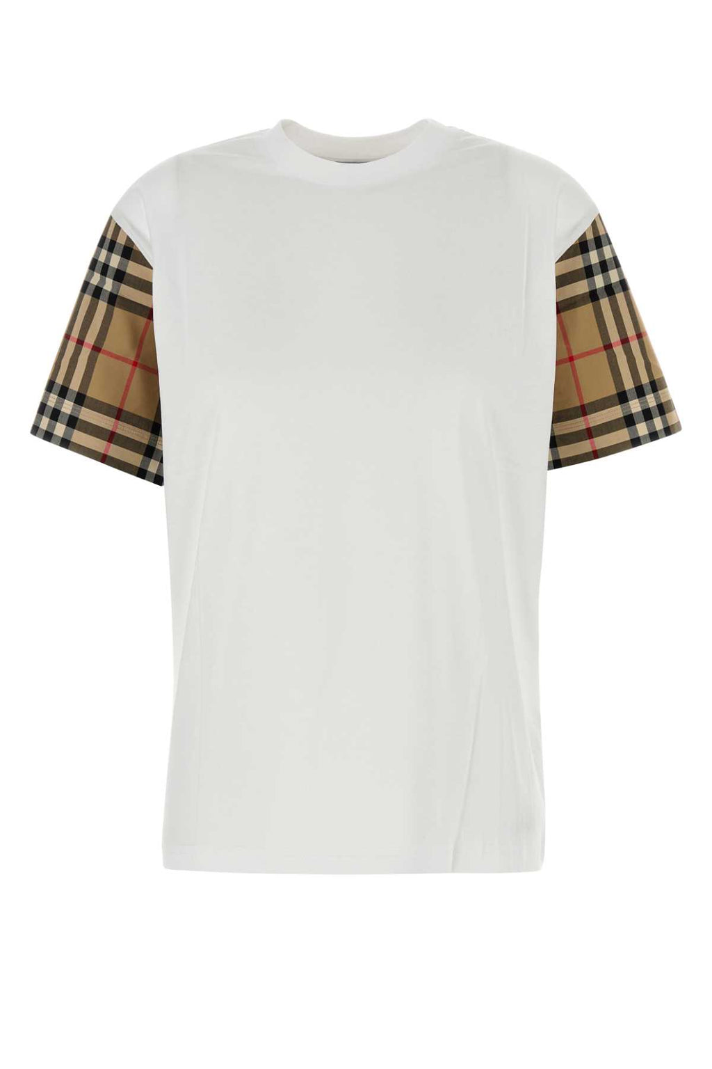 BURBERRY CARRICK CHK SLV ORG For Women Exterior: 100% Cotton