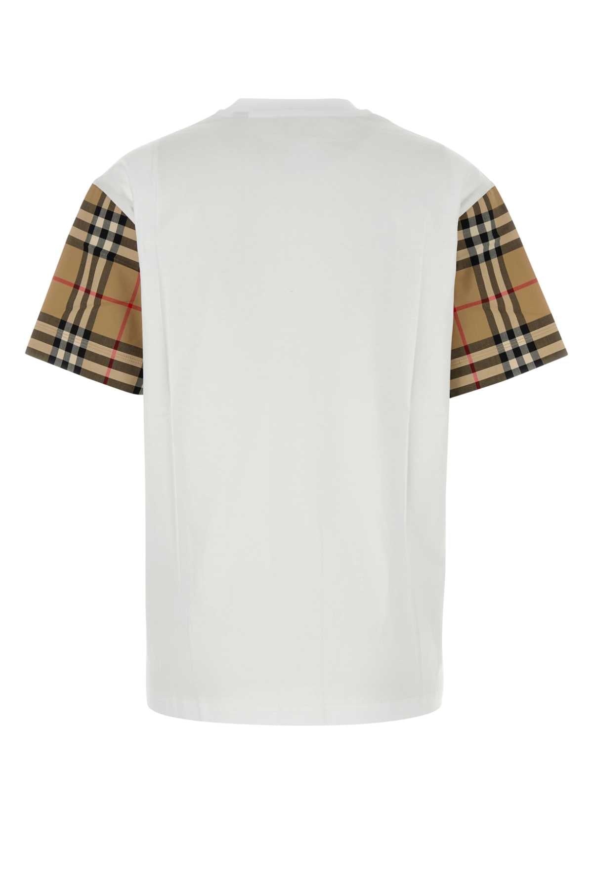 BURBERRY CARRICK CHK SLV ORG For Women Exterior: 100% Cotton