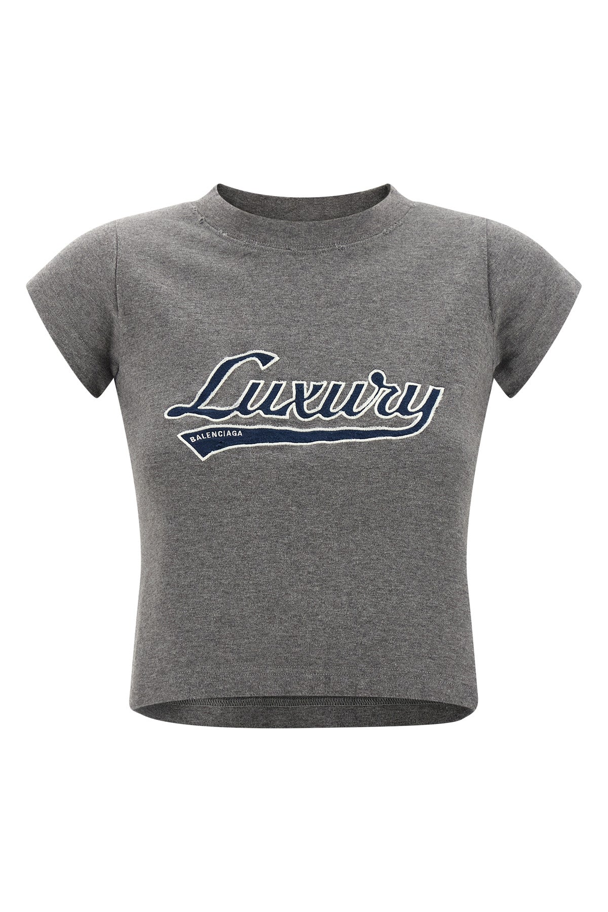 balenciaga 'Shrunk Luxury Script' T-shirt