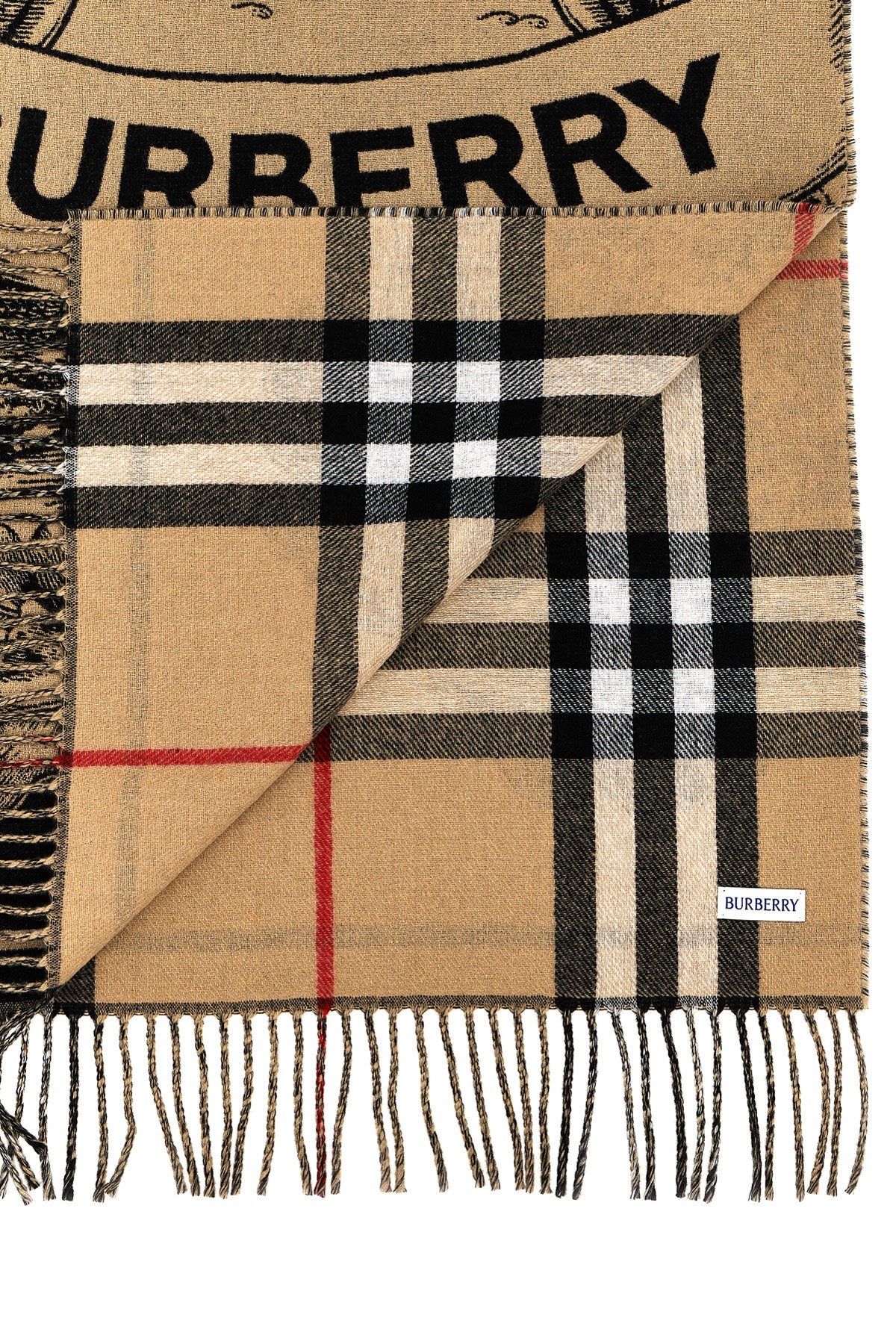 BURBERRY Reversible scarf For Women 100% cashmere