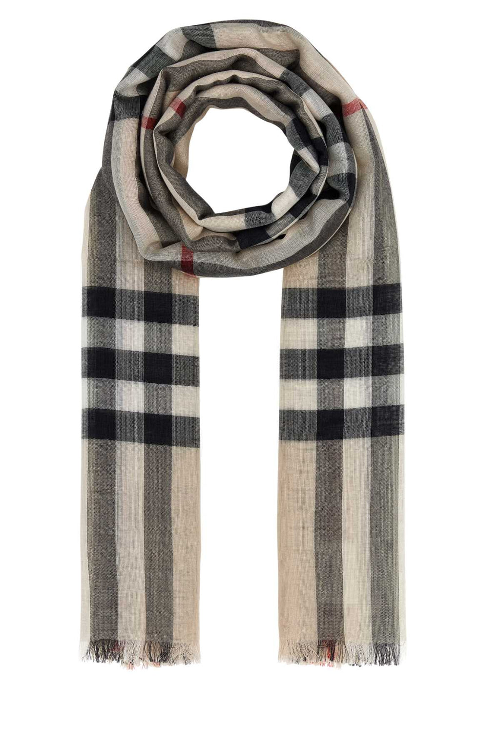 BURBERRY SCIARPA For UNISEX 51%WOOL 49%MULBERRY SILK