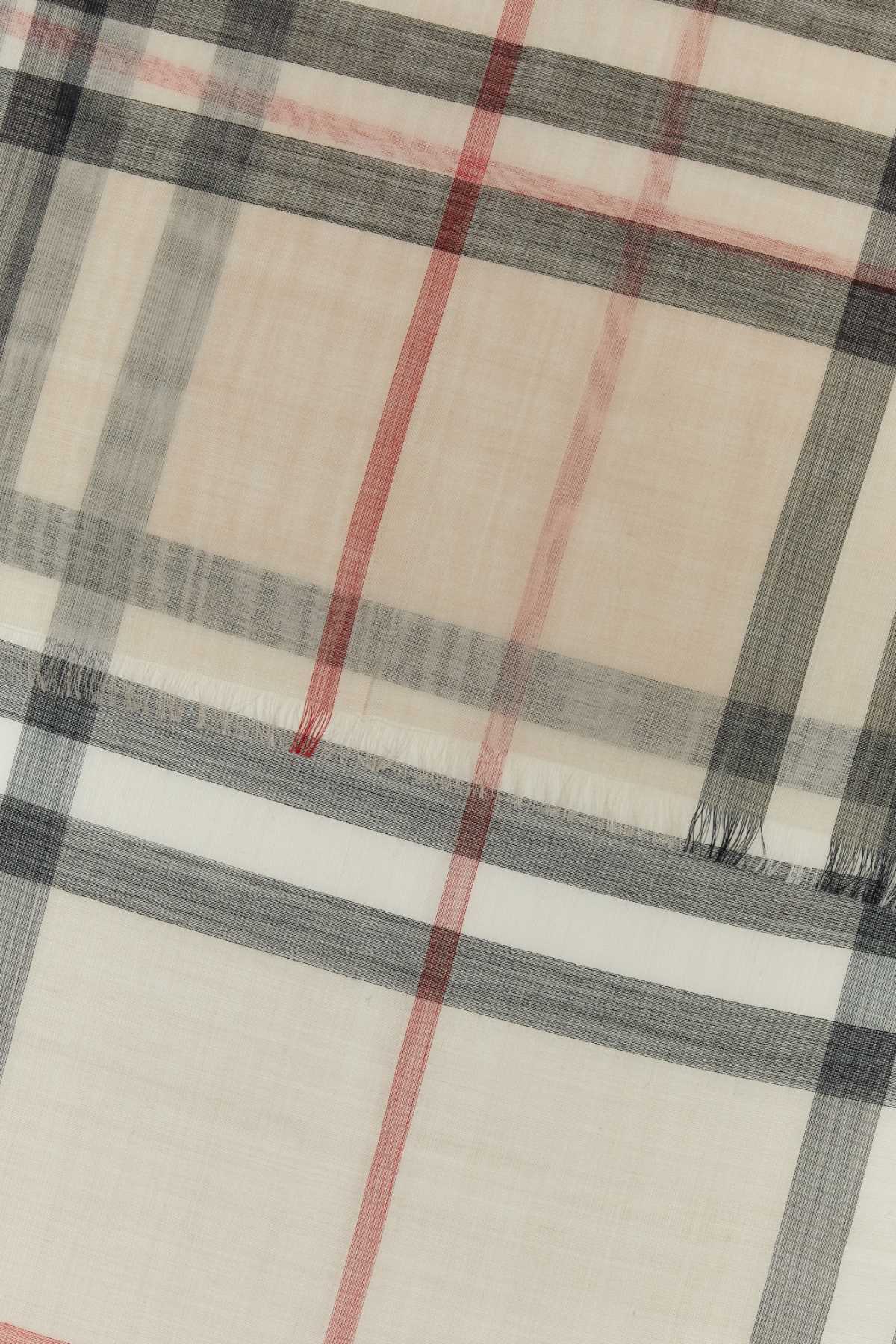 BURBERRY SCIARPA For UNISEX 51%WOOL 49%MULBERRY SILK