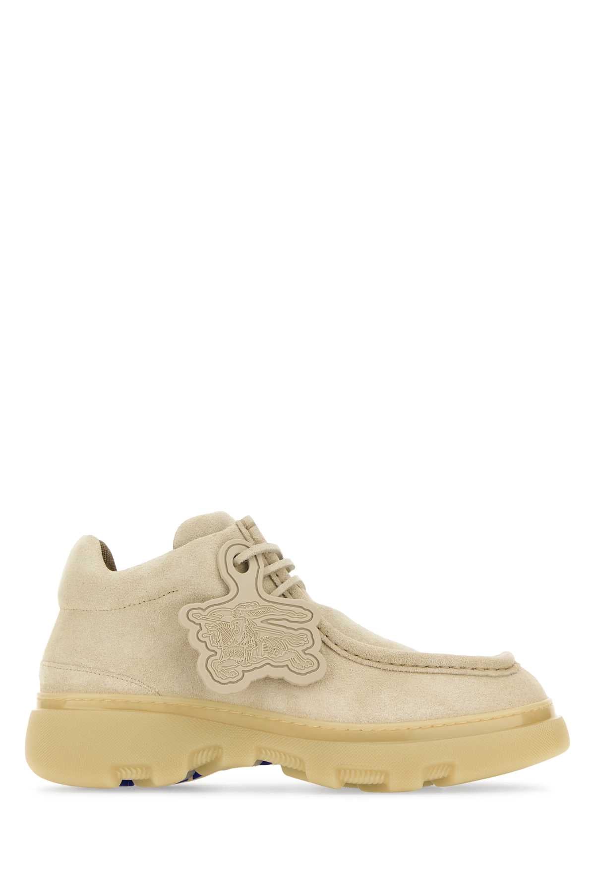 BURBERRY SCARPE STRINGATE For Men Exterior: 100% Suede Interior: 100% Fabric Sole: Rubber