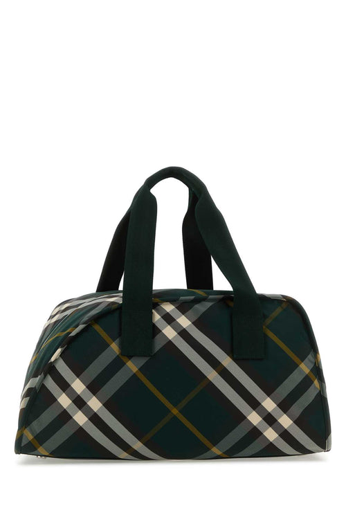 BURBERRY BORSA For Men Exterior: 100% Nylon Lining: 100% Nylon Finishing: Silver metal