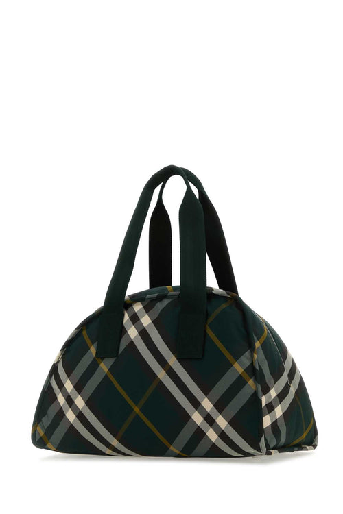 BURBERRY BORSA For Men Exterior: 100% Nylon Lining: 100% Nylon Finishing: Silver metal