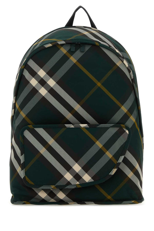 BURBERRY BORSA For Men Exterior: 100% Nylon Lining: 100% Nylon Finishing: Silver metal