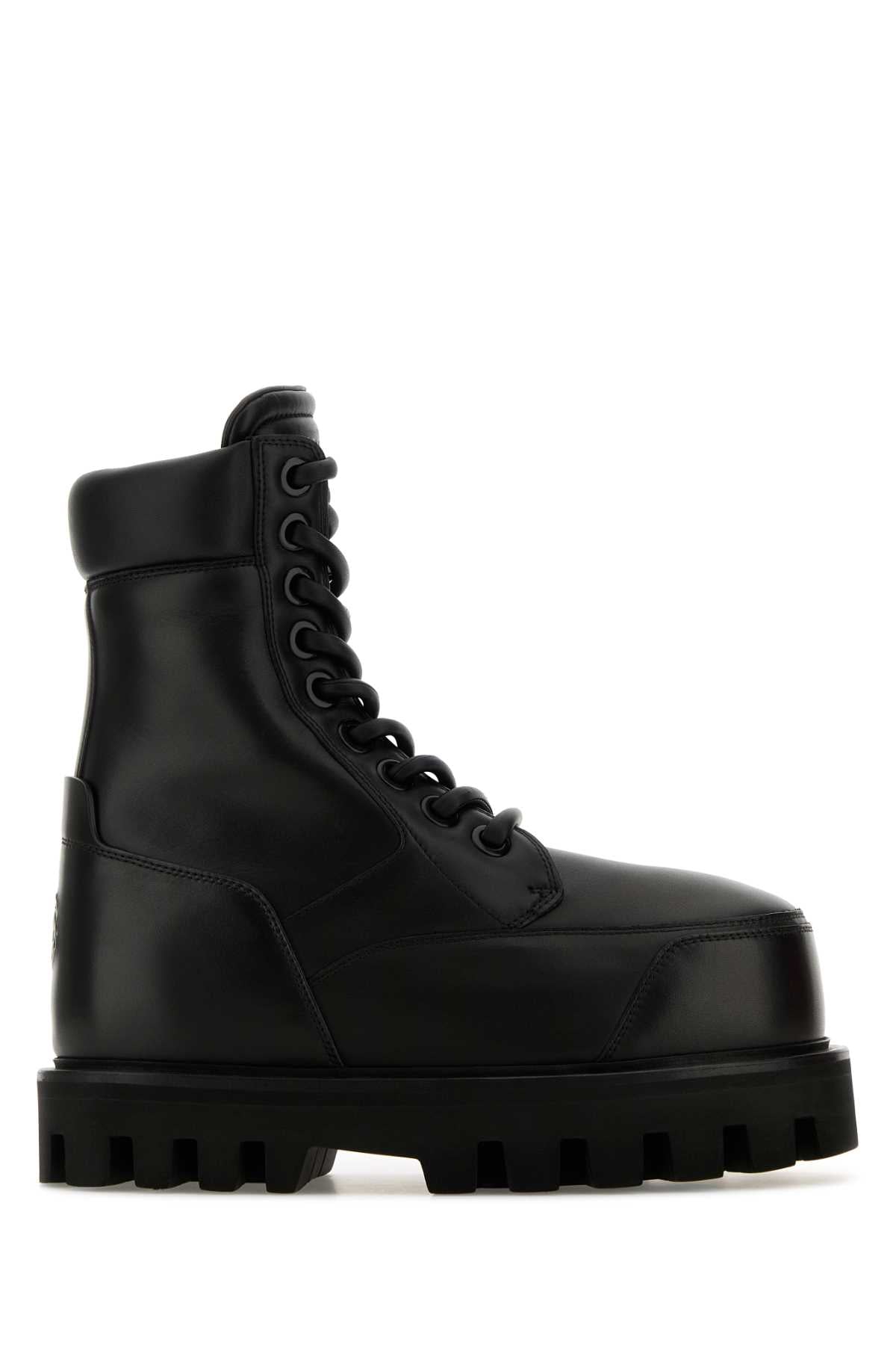 ALEXANDER MCQUEEN H.BOOT S.RUBBER For Women Exteiror: 100% Calf Interior: 100% Leather Sole: Rubber