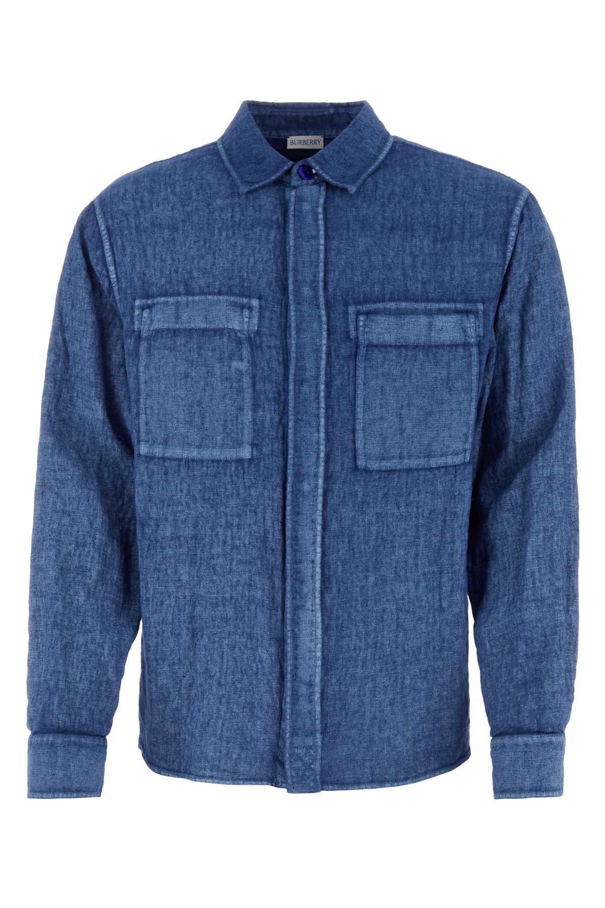 BURBERRY CAMICIA For Men Exterior: 100% Linen