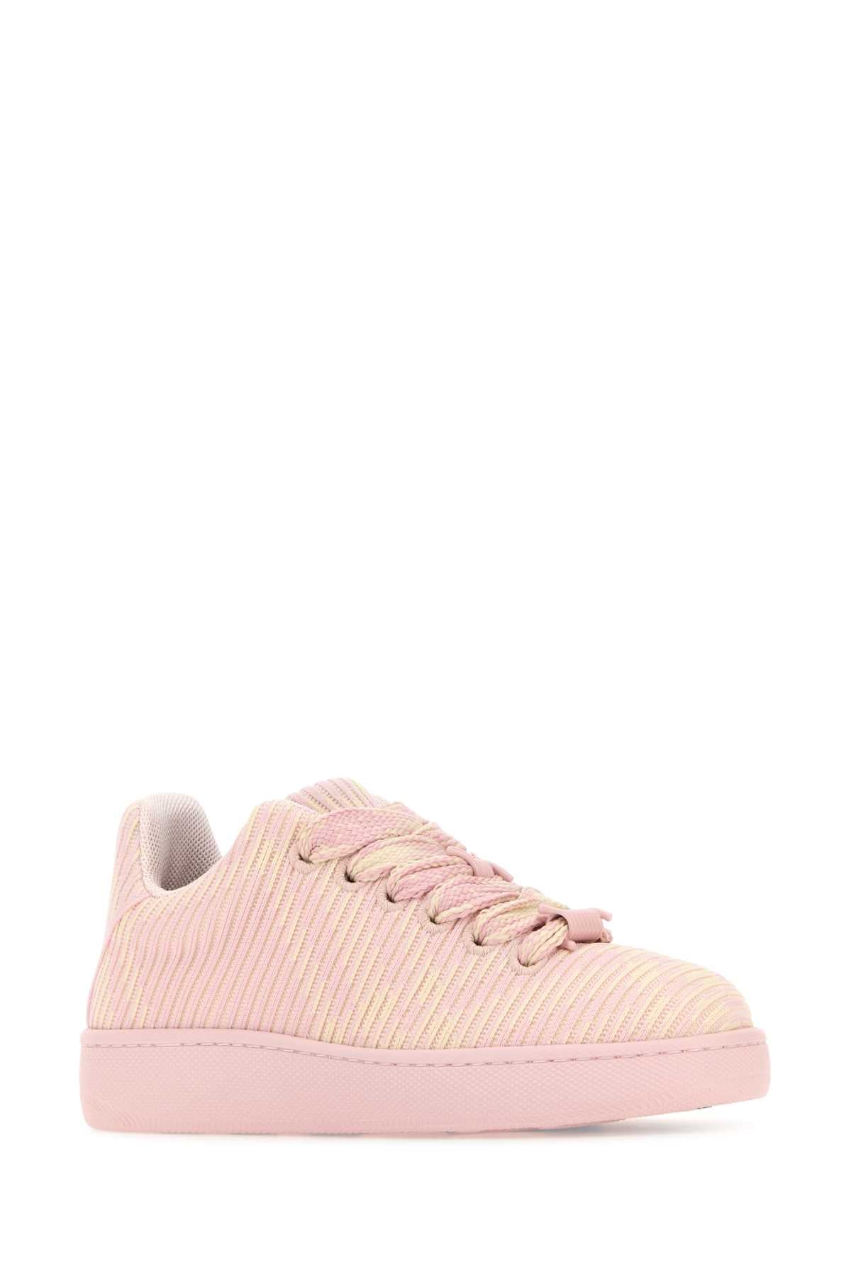 BURBERRY SNEAKERS For Women Exterior: 100% Fabric Interior: 100% Fabric 100% Leather Sole: Rubber