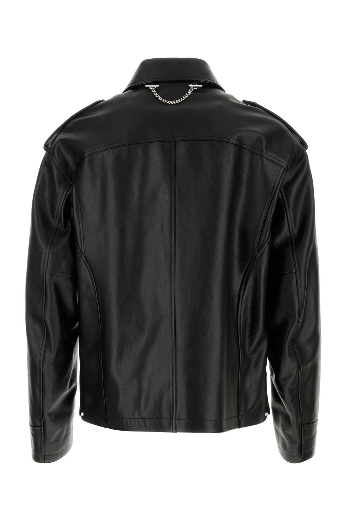 ALEXANDER MCQUEEN LTH JACKET For Men Exteiror: 100% Leather Lining: 100% Fabric