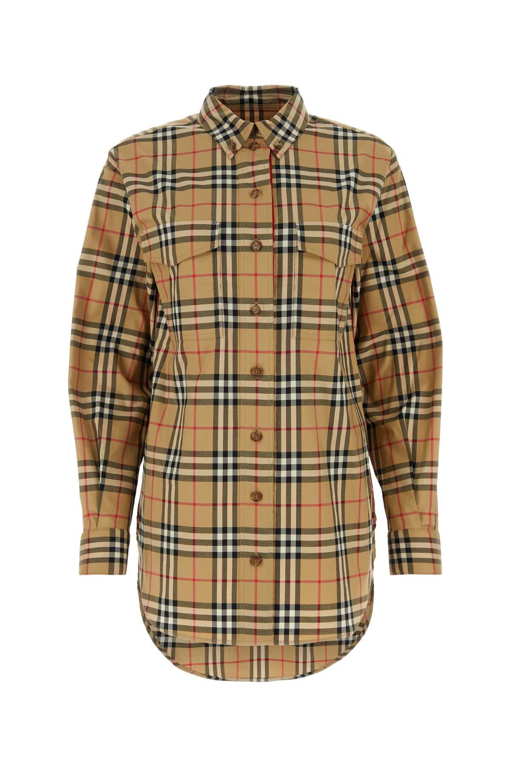 BURBERRY CAMICIA For Women Exterior: 95% Cotton 5% Elastane