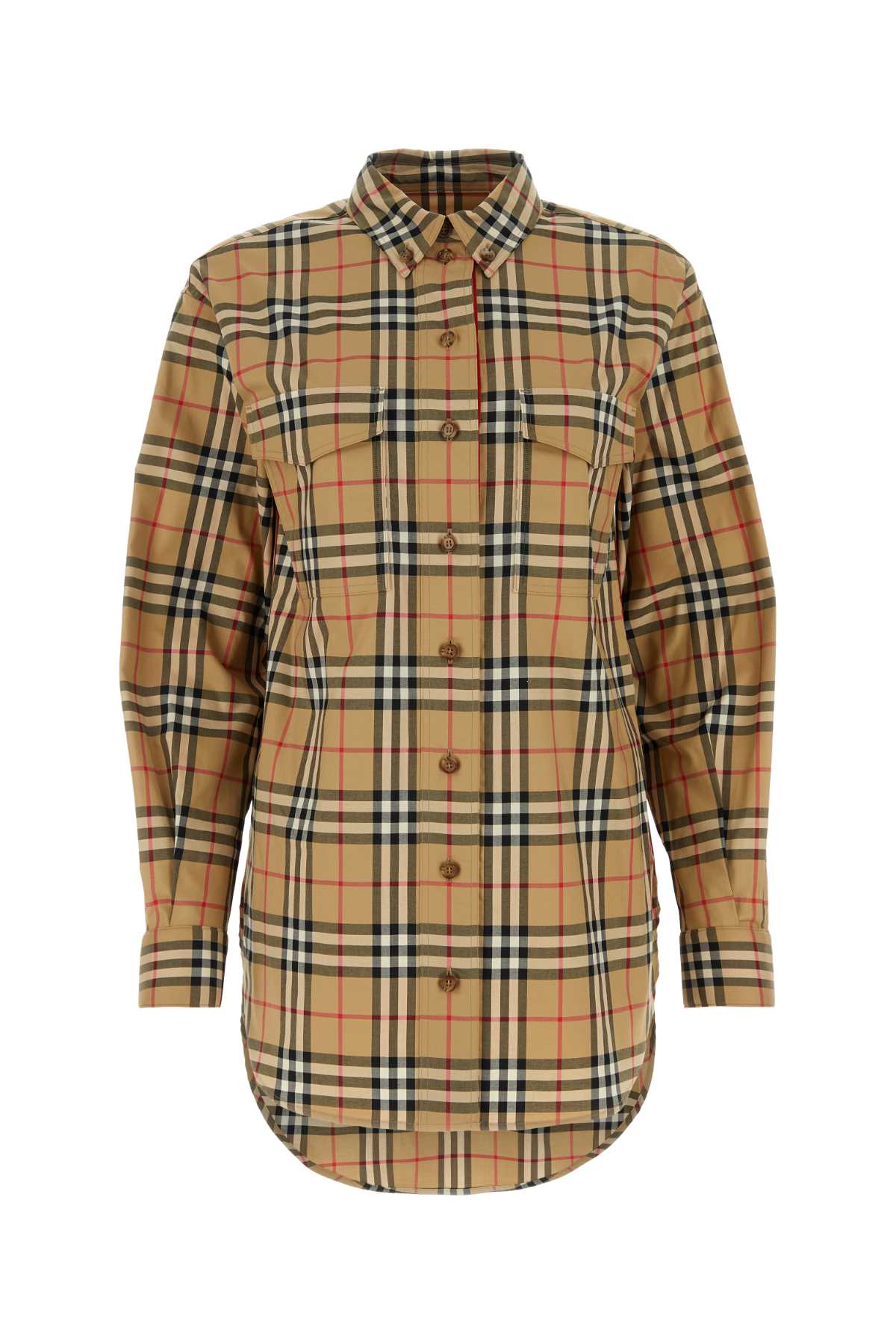 BURBERRY CAMICIA For Women Exterior: 95% Cotton 5% Elastane