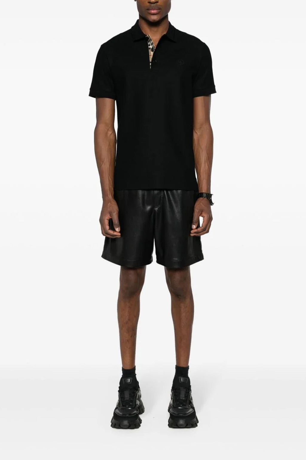 BURBERRY 'Eddie' polo shirt For Men 100% cotton