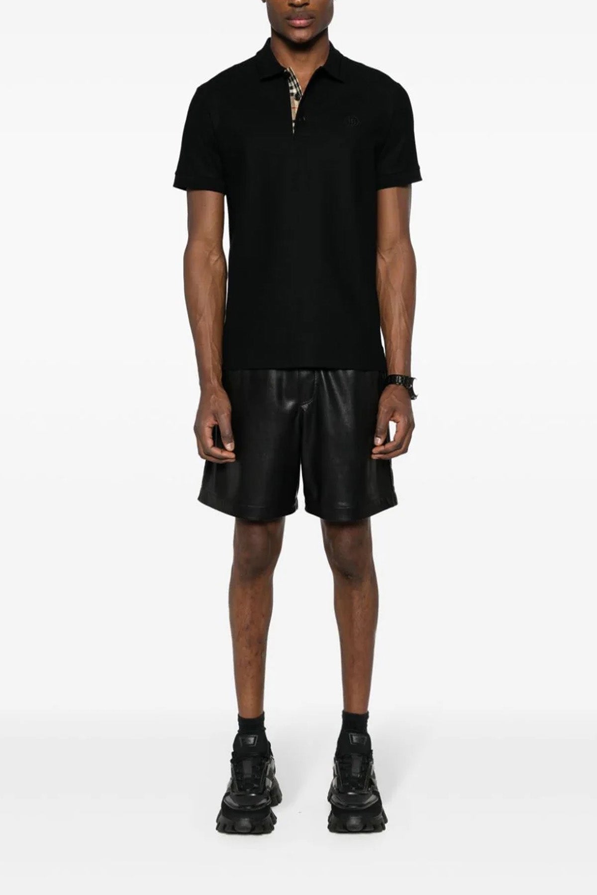 BURBERRY 'Eddie' polo shirt For Men 100% cotton