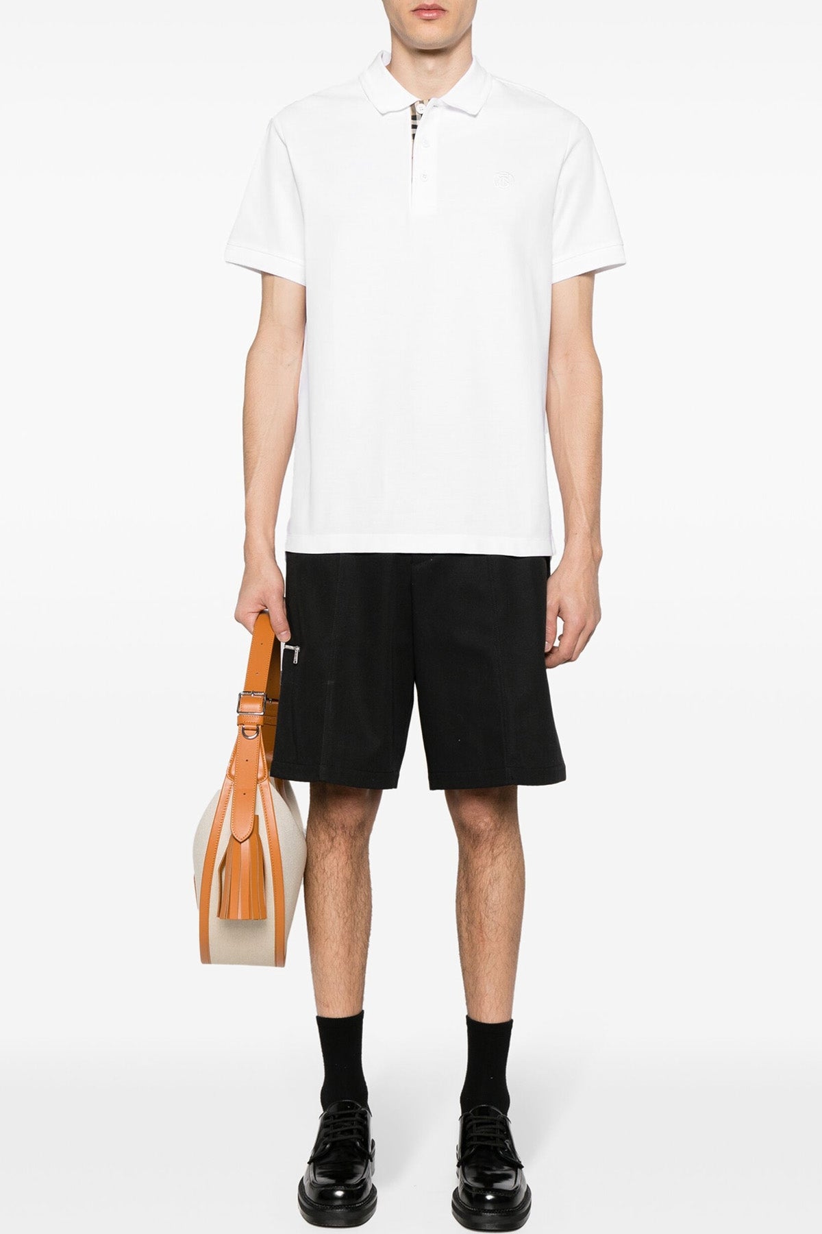 BURBERRY 'Eddie' polo shirt For Men 100% cotton