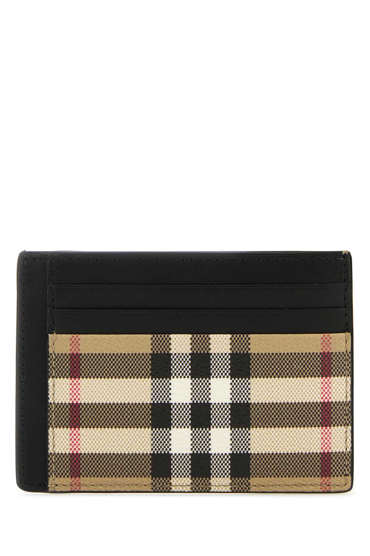 BURBERRY PORTAFOGLIO For Men Exterior: 100% Fabric Finishing: Silver metal