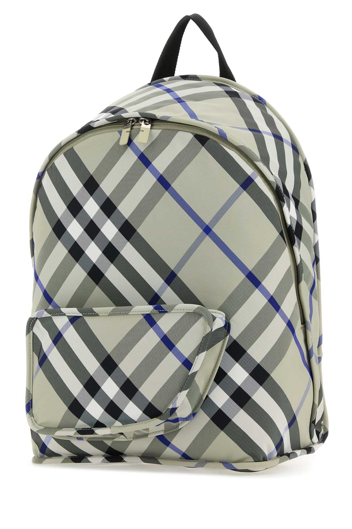 BURBERRY ML SHIELD BACKPACK SM S21 For Men Exterior: 100% Nylon Lining: 100% Nylon Finishing: Silver metal