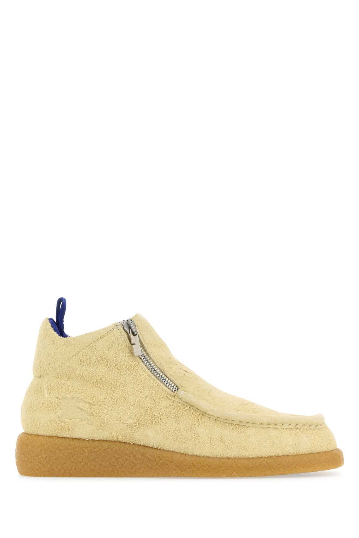 BURBERRY MF CHANCE HIGH For Men Exterior: 100% Suede Interior: 100% Fabric Sole: Rubber