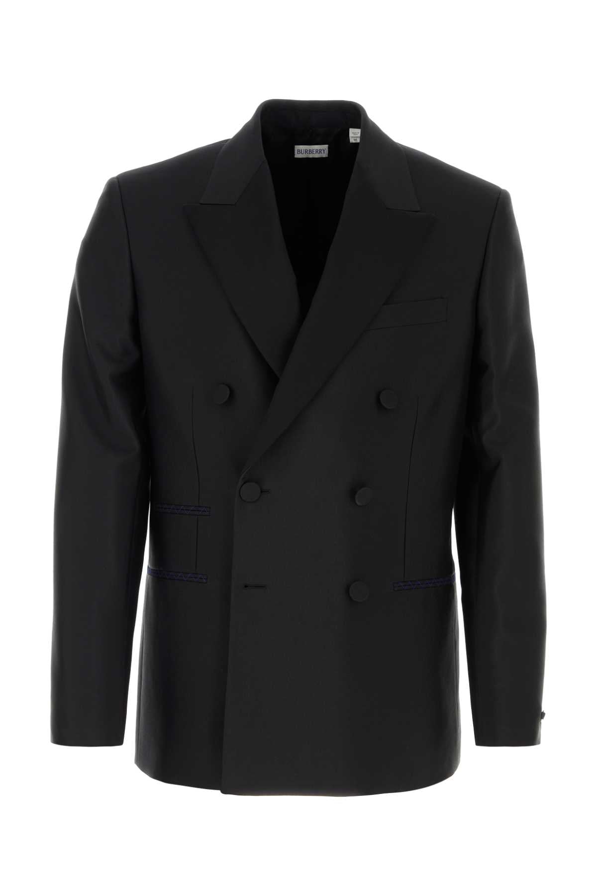 BURBERRY SU24-MW-LAR-9.2.004X For Men Exterior: 60% Virgin Wool 40% Silk Lining: 100% Cupro