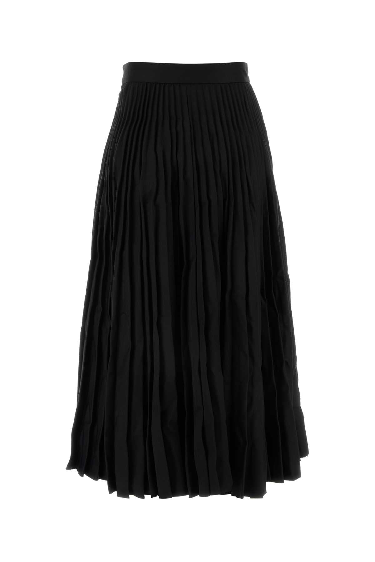 BALENCIAGA PLEATED SKIRT For Women Exterior: 100% Wool