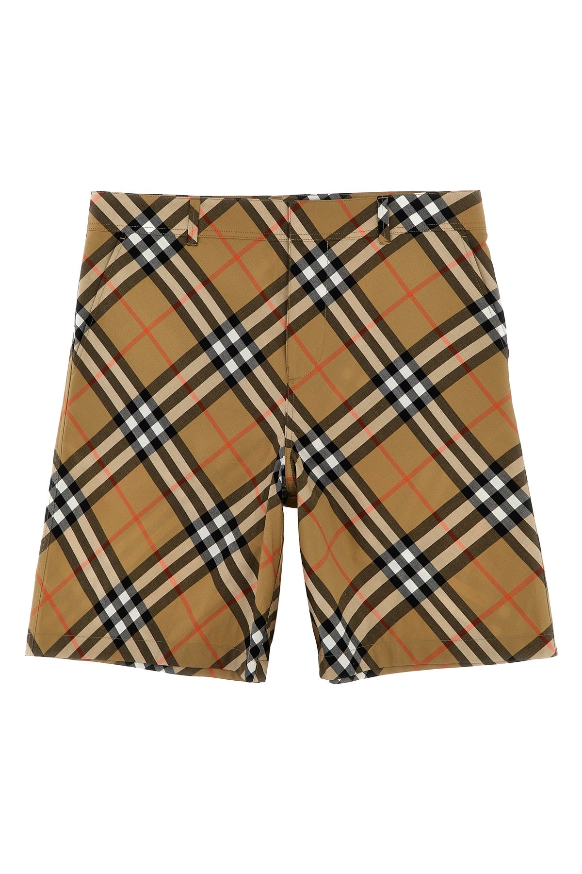 BURBERRY 'Oscar' bermuda shorts For Unisex baby 100% cotton