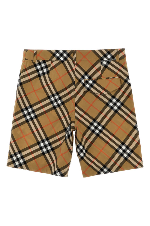 BURBERRY 'Oscar' bermuda shorts For Unisex baby 100% cotton