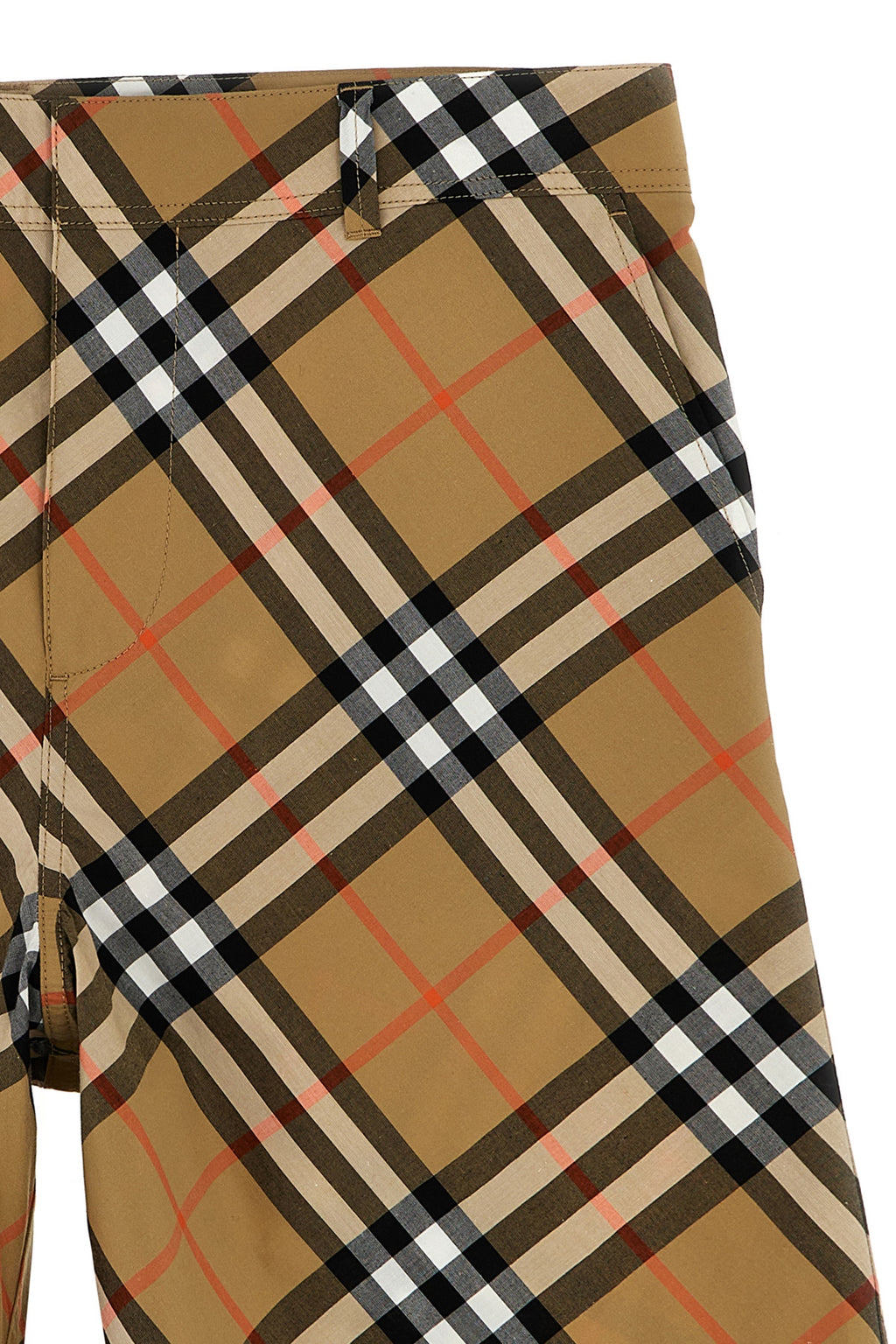 BURBERRY 'Oscar' bermuda shorts For Unisex baby 100% cotton