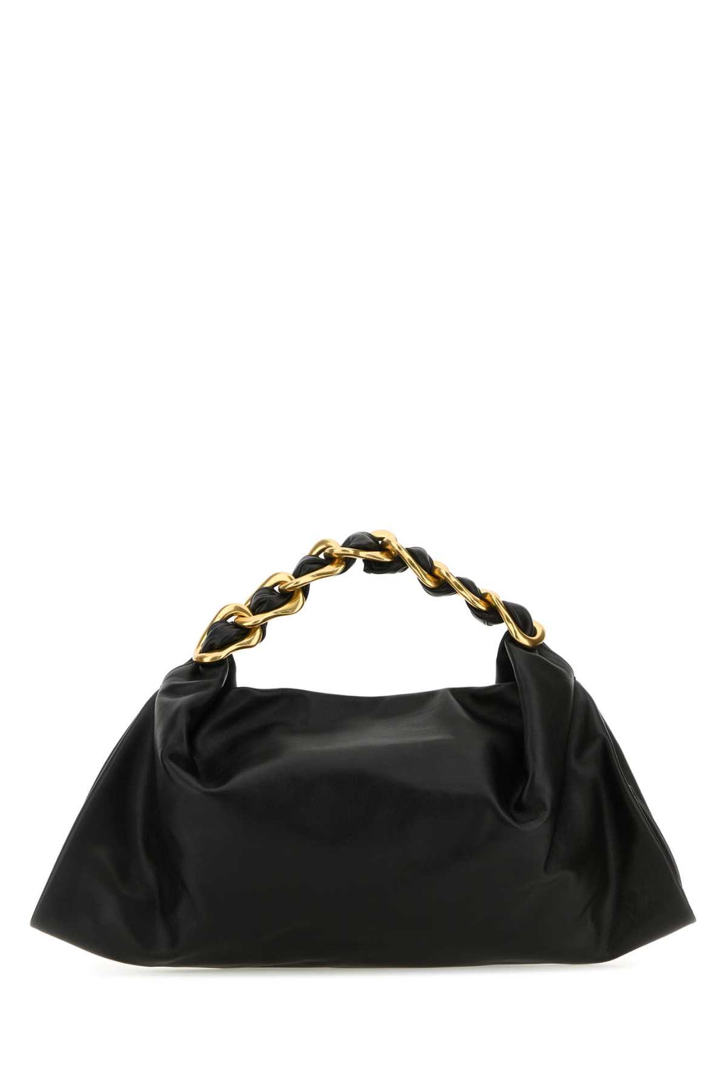 BURBERRY LL MEDIUM SWAN BAG SLT For Women Exterior: 100% Calf Lining: 100% Calf Finishing: Antiqued golden metal
