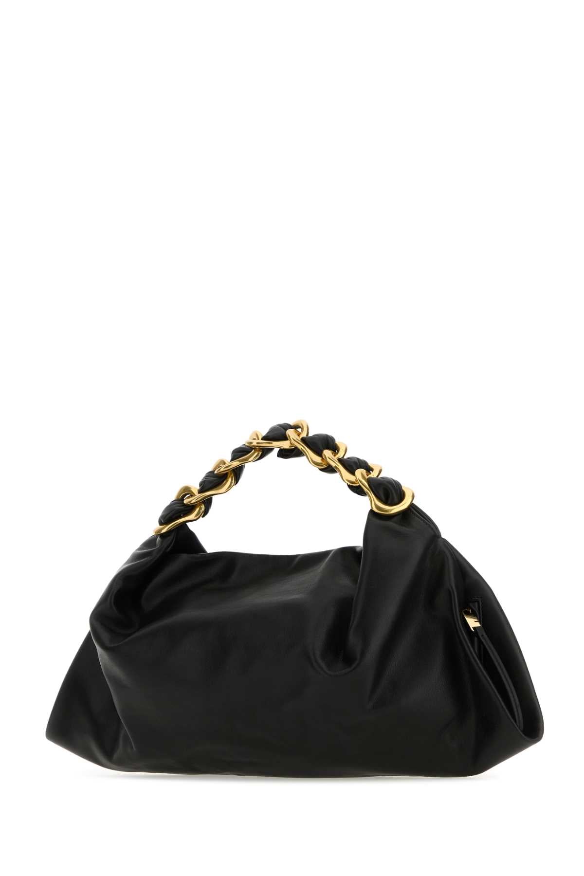 BURBERRY LL MEDIUM SWAN BAG SLT For Women Exterior: 100% Calf Lining: 100% Calf Finishing: Antiqued golden metal