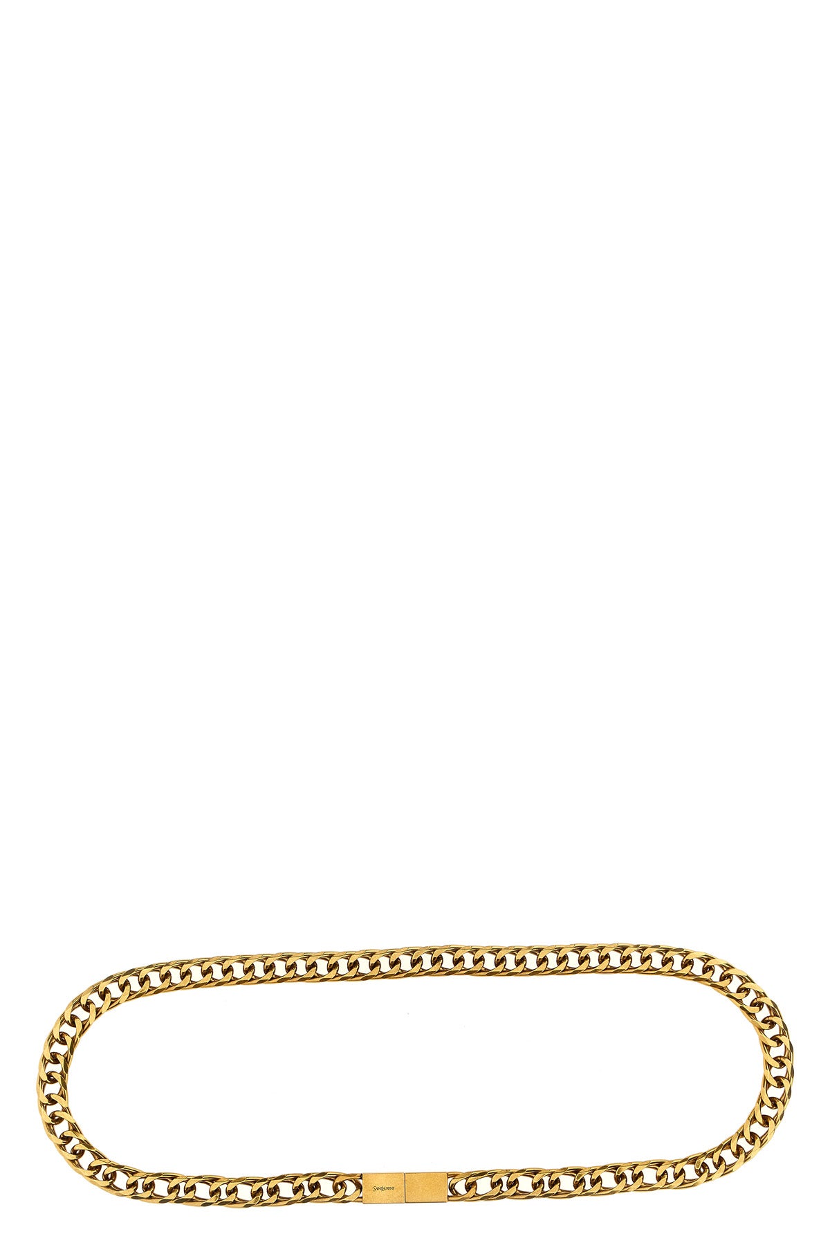 SAINT LAURENT Chain belt For Women 100% brass
