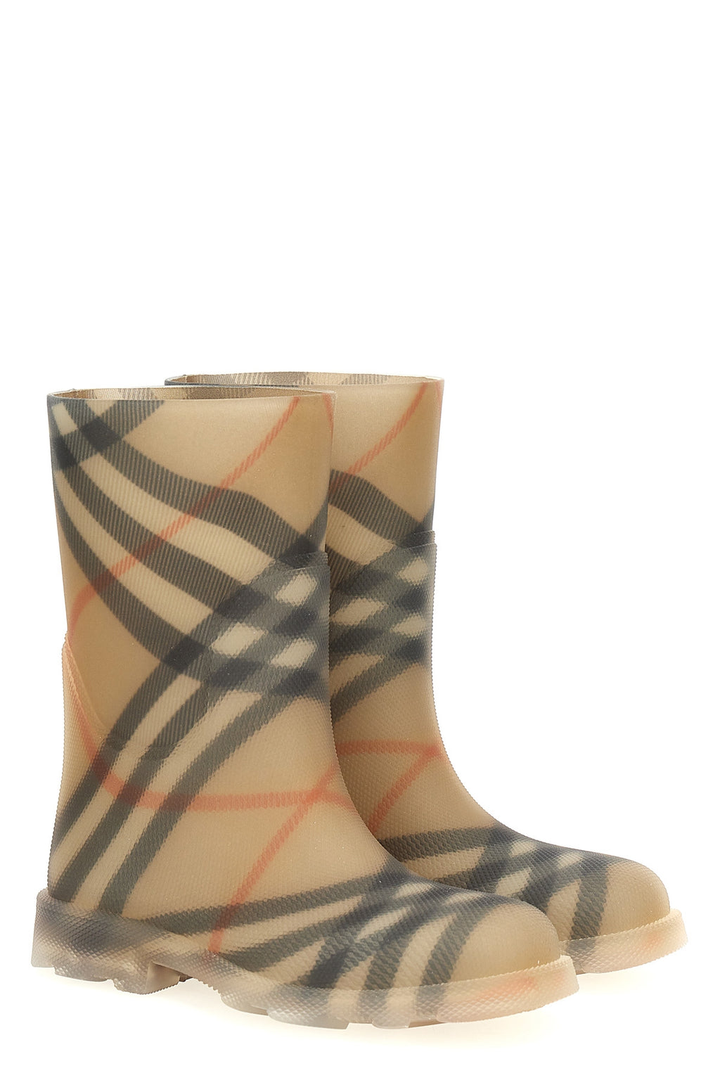 BURBERRY 'Marsh' rain boots For Unisex baby 100% rubber