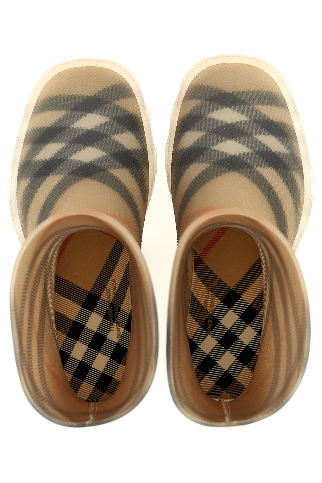 BURBERRY 'Marsh' rain boots For Unisex baby 100% rubber