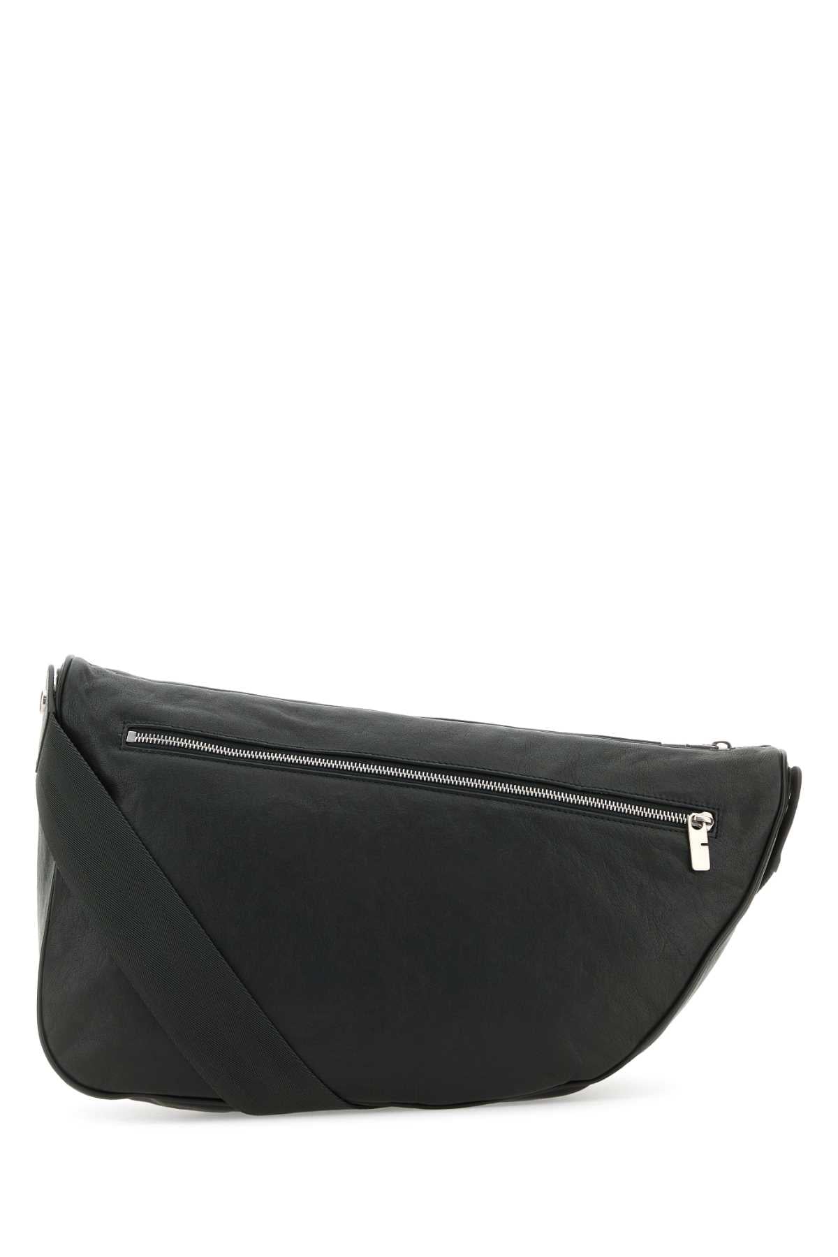 BURBERRY ML SHIELD MESSENGER L SLT For Men Exterior: 100% Lamb Lining: 100% Nylon Finishing: Silver metal