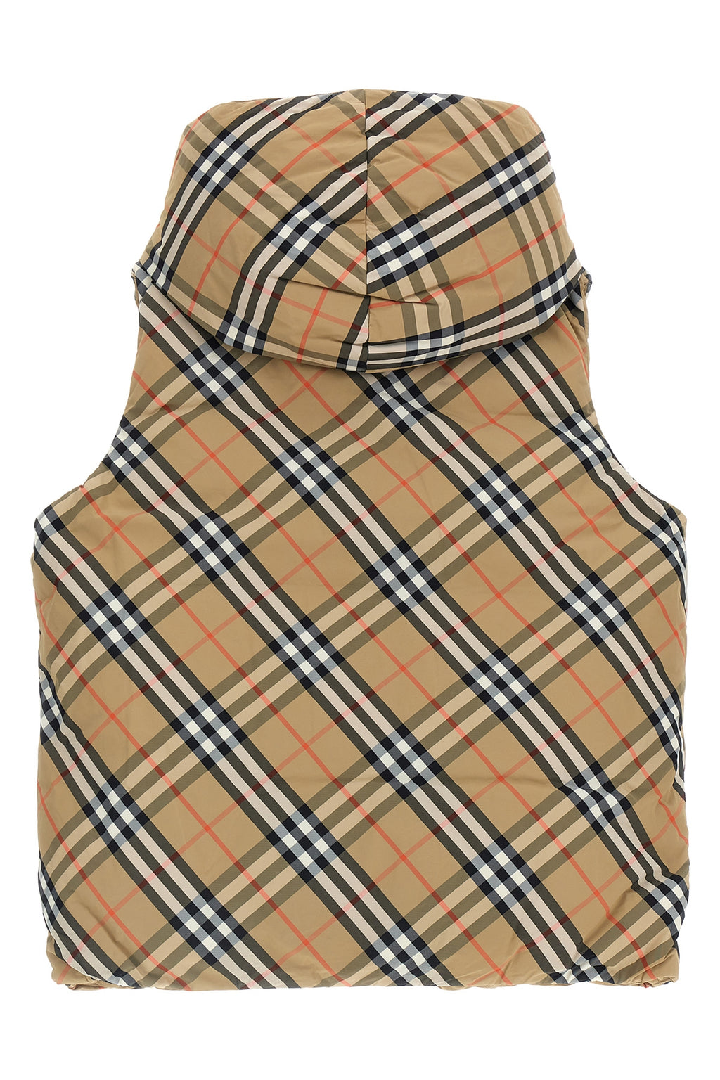 BURBERRY Reversible vest For Unisex baby 100% polyamide