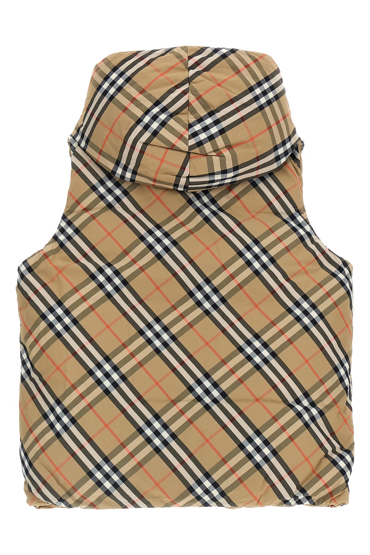 BURBERRY Reversible vest For Unisex baby 100% polyamide