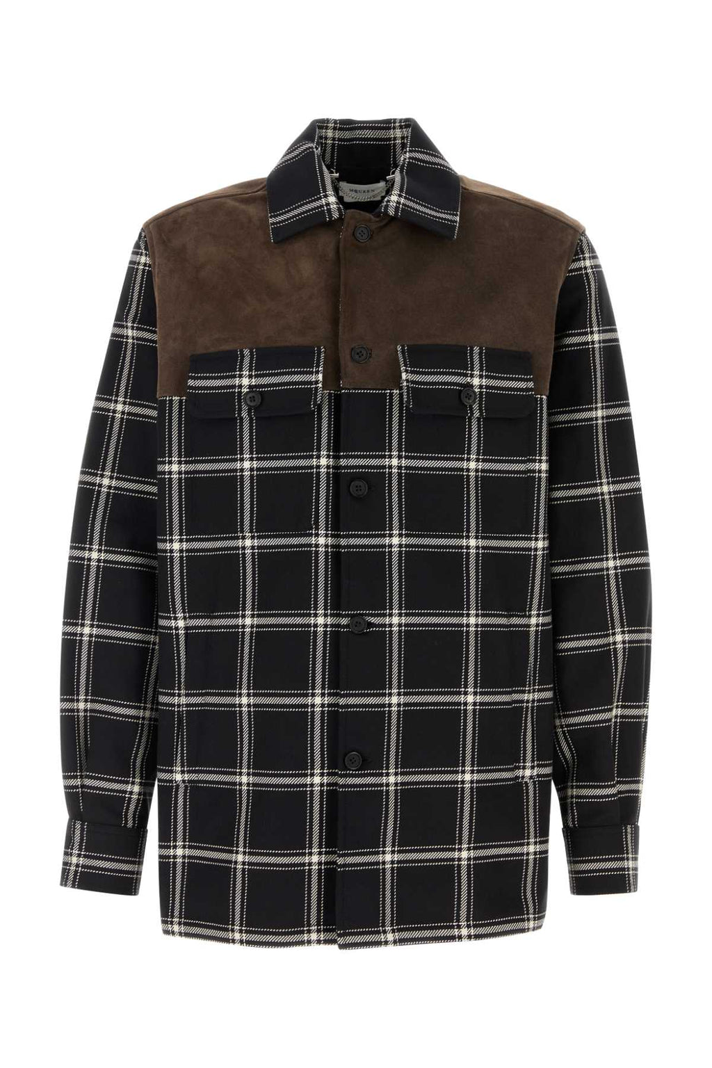 ALEXANDER MCQUEEN LUMBERJACK SHIRT For Men Exterior: 100% Cotton