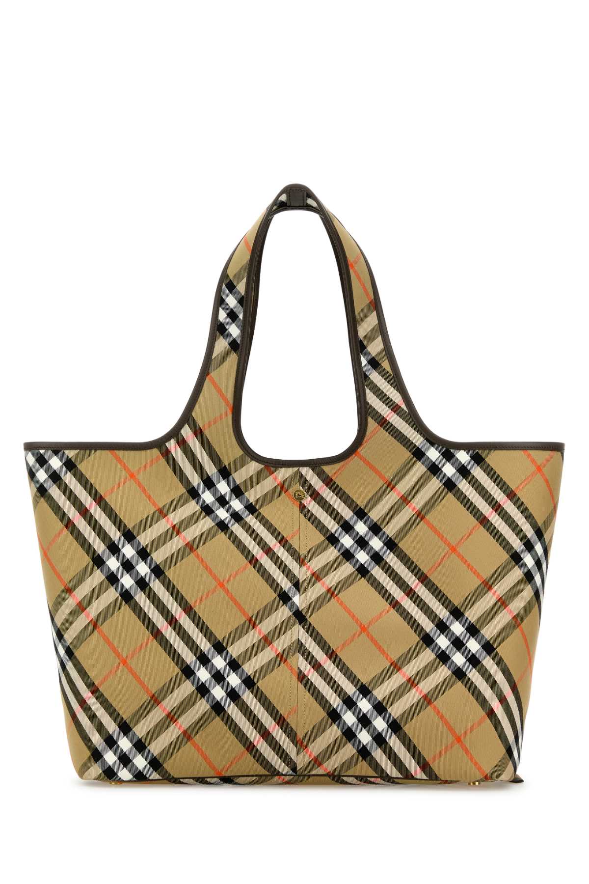 BURBERRY LL MD EW TOTE CJ1 For Women Exterior: 100% Cotton Finishing: Golden metal