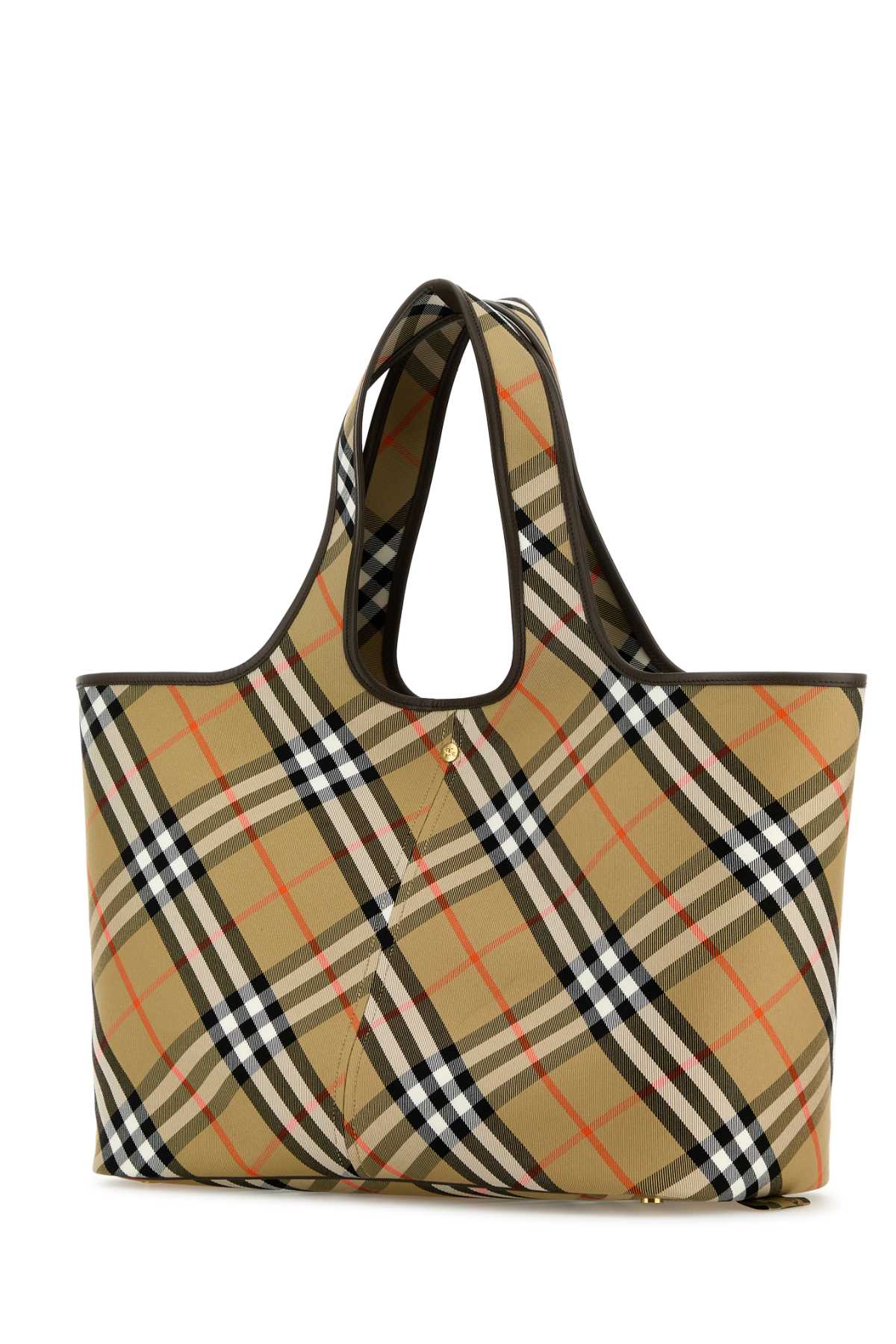 BURBERRY LL MD EW TOTE CJ1 For Women Exterior: 100% Cotton Finishing: Golden metal