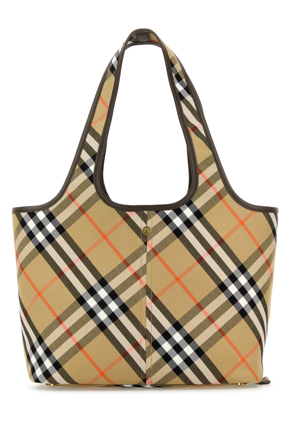 BURBERRY LL MD EW TOTE CJ1 For Women Exterior: 100% Cotton Finishing: Golden metal