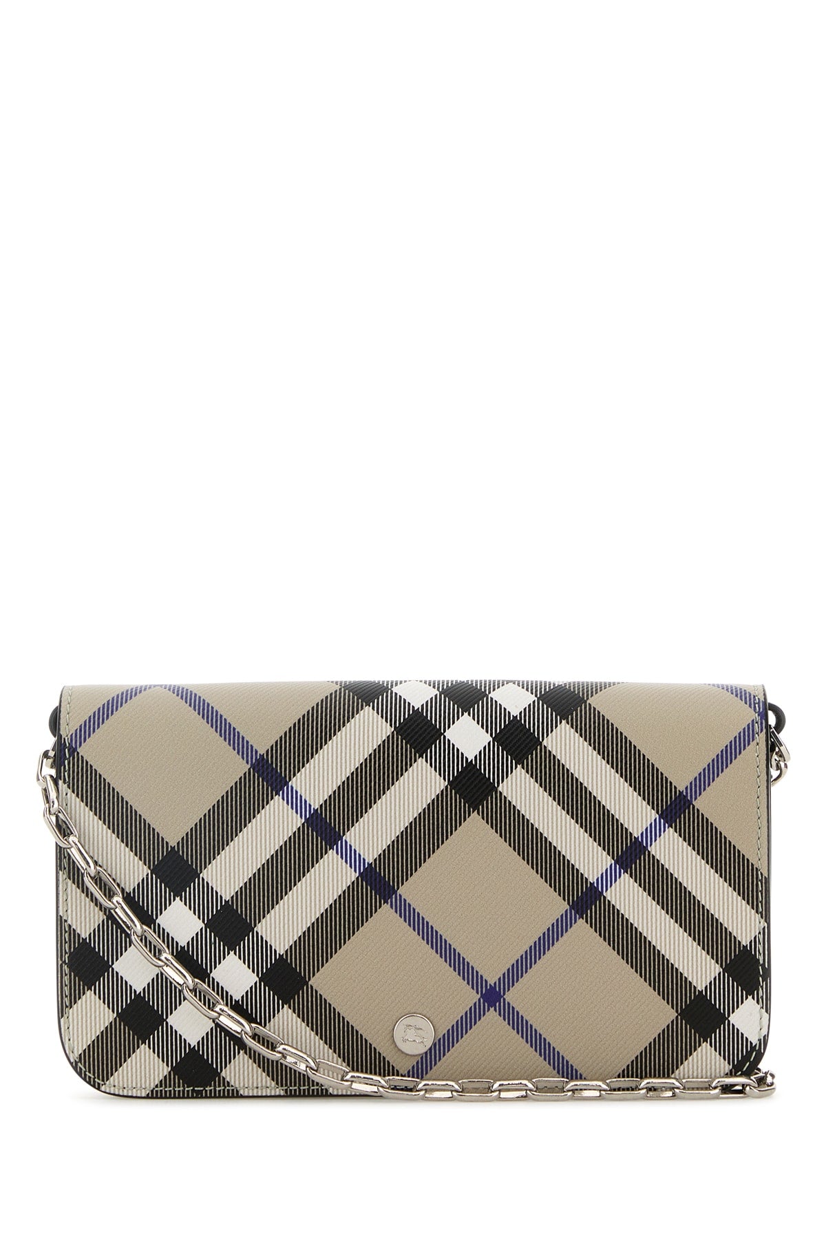 BURBERRY LS WALLET ON CHAIN BIN For Women 55%POLYURETHANE 25%POLYESTER 20%COTTON