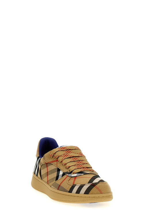 BURBERRY 'Terrace Check' sneakers For Men 65% polyester, 35% cotton