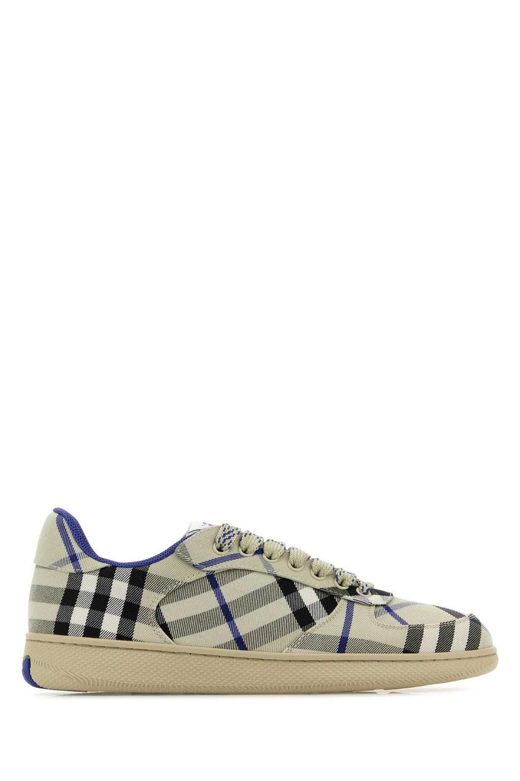 BURBERRY LF TERRACE CHK For Women Exterior: 100% Polyester 100% Cotton Interior: 100% Fabric 100% Leather Sole: Rubber