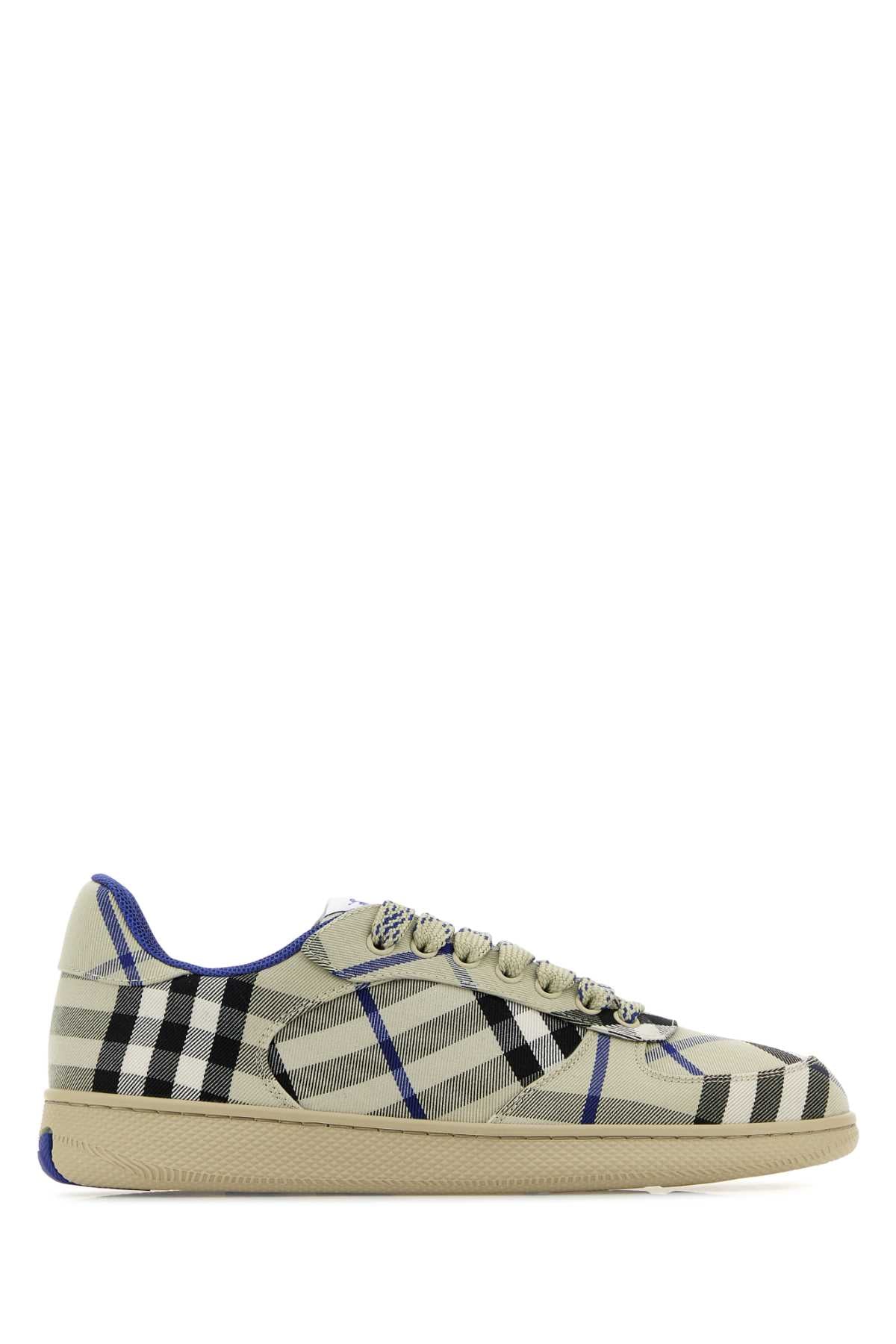 BURBERRY LF TERRACE CHK For Women Exterior: 100% Polyester 100% Cotton Interior: 100% Fabric 100% Leather Sole: Rubber