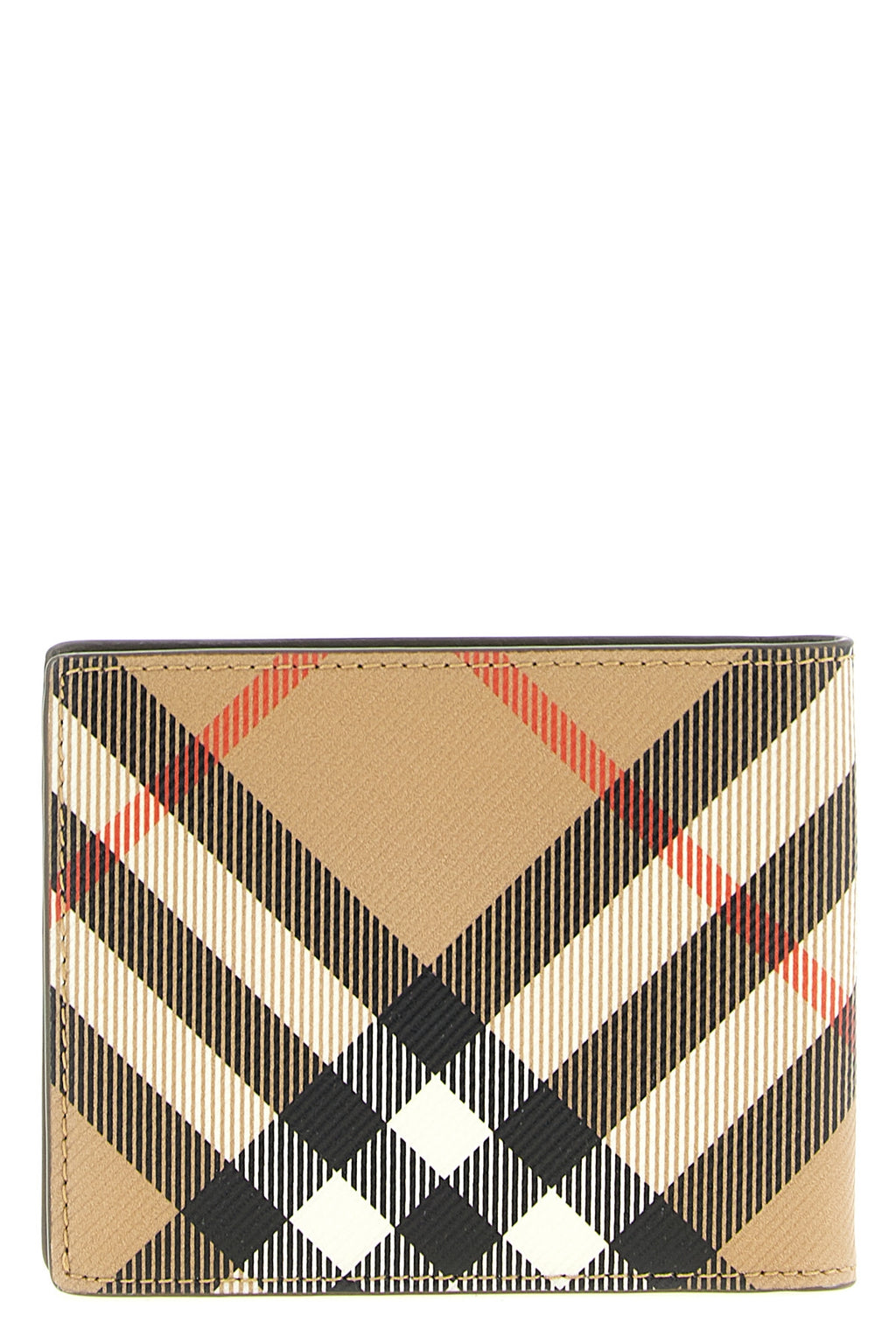 BURBERRY Burberry Check wallet For Men 55% polyurethane 25% polyester 20% cotton