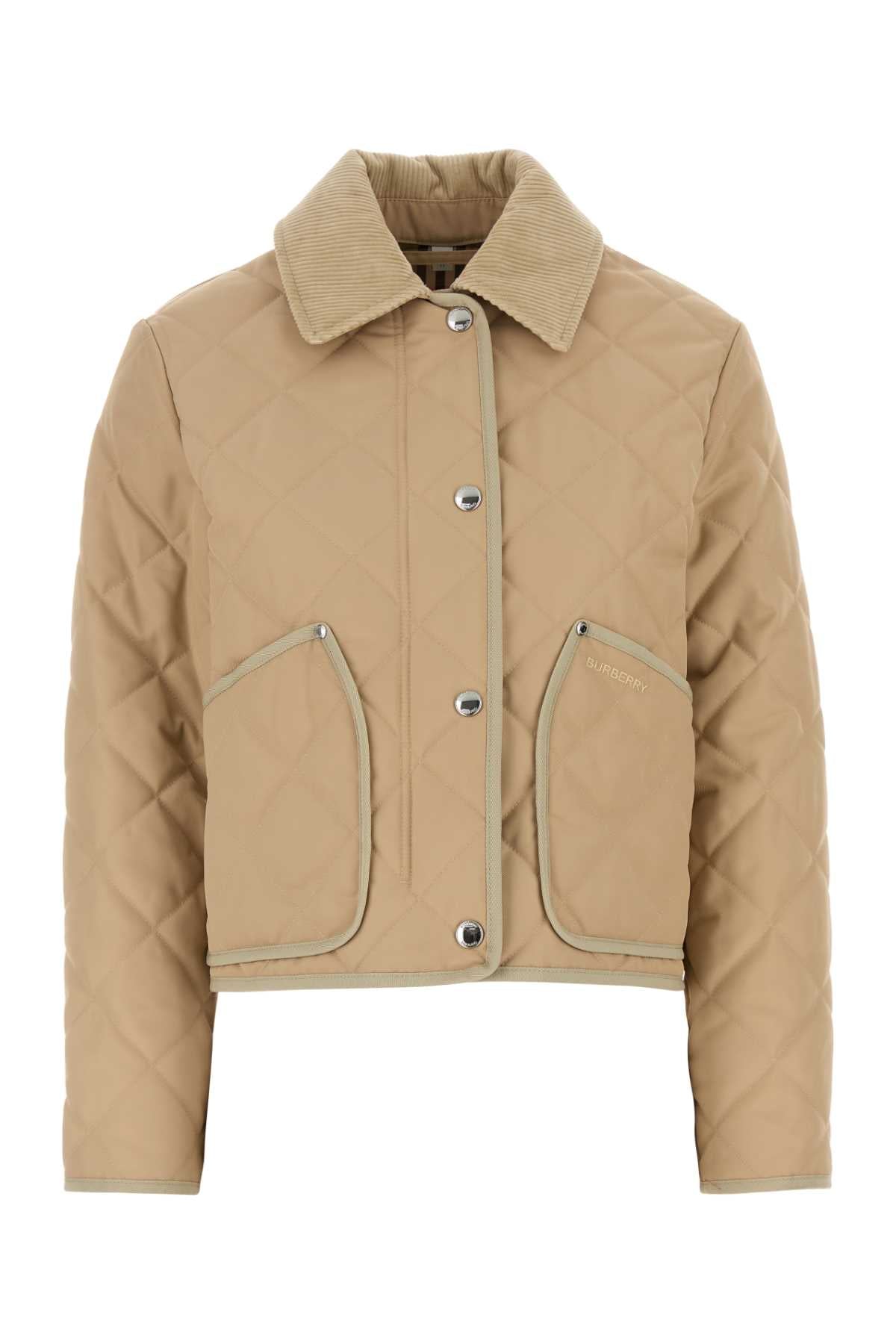 BURBERRY W:LANFORD WW SHT AW24:131811:A7405 For Women Exterior: 100% Polyester Lining: 100% Cotton Padding: 100% Polyester