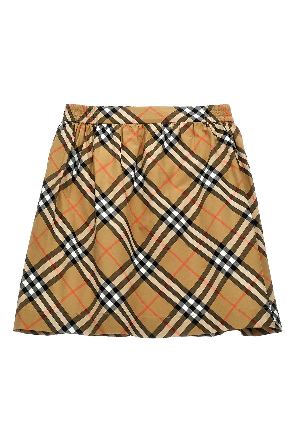 BURBERRY Check cotton skirt For Baby girl 100% cotton