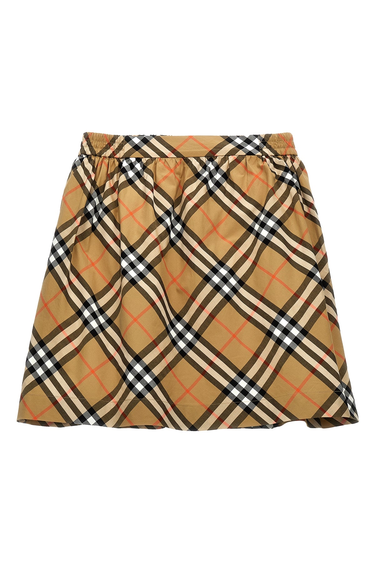 BURBERRY Check cotton skirt For Baby girl 100% cotton