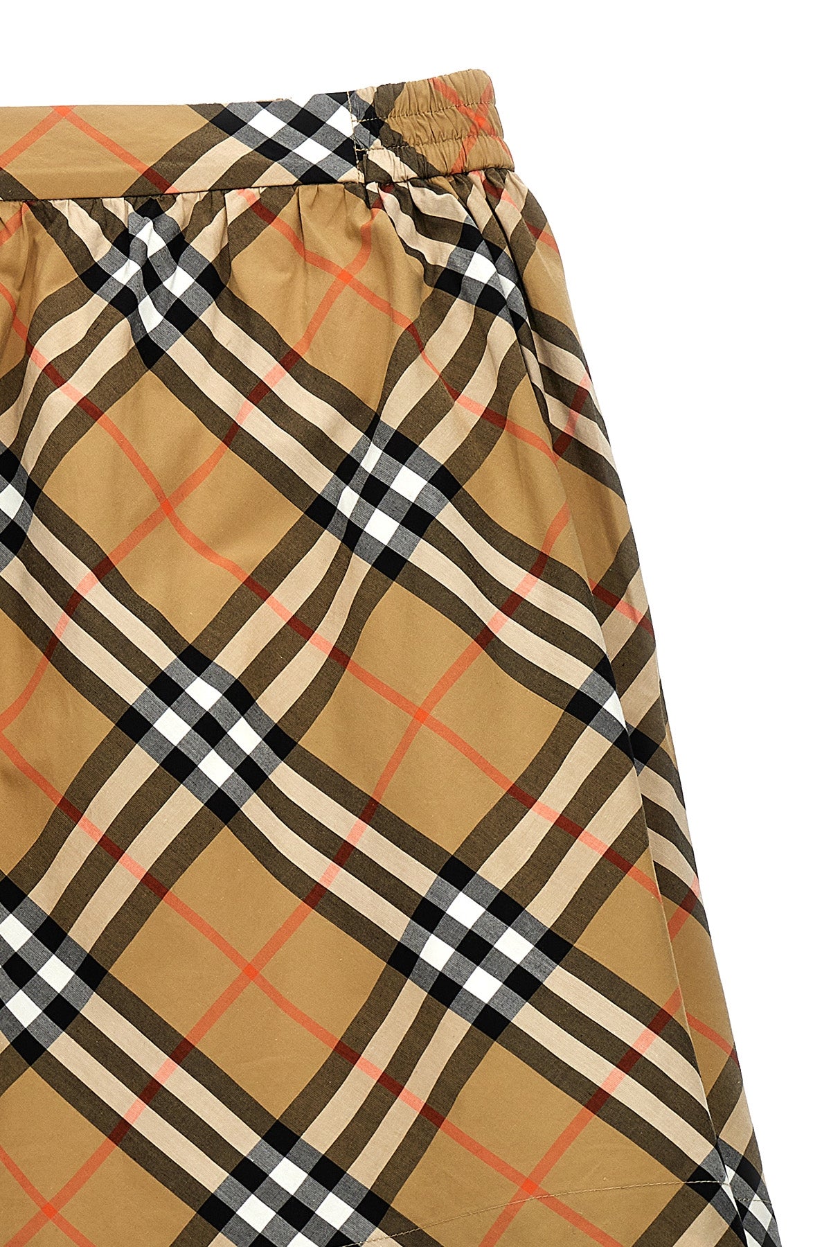 BURBERRY Check cotton skirt For Baby girl 100% cotton