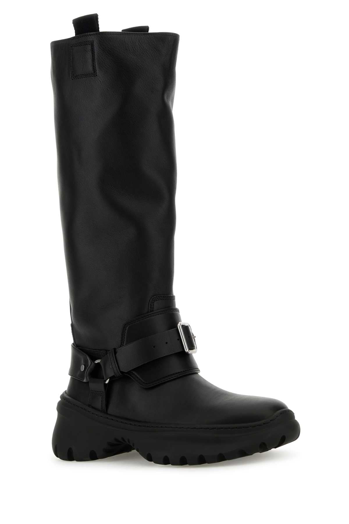 BURBERRY LF STOMP HIGH For Women Exterior: 100% Calf Interior: 100% Calf Sole: Rubber