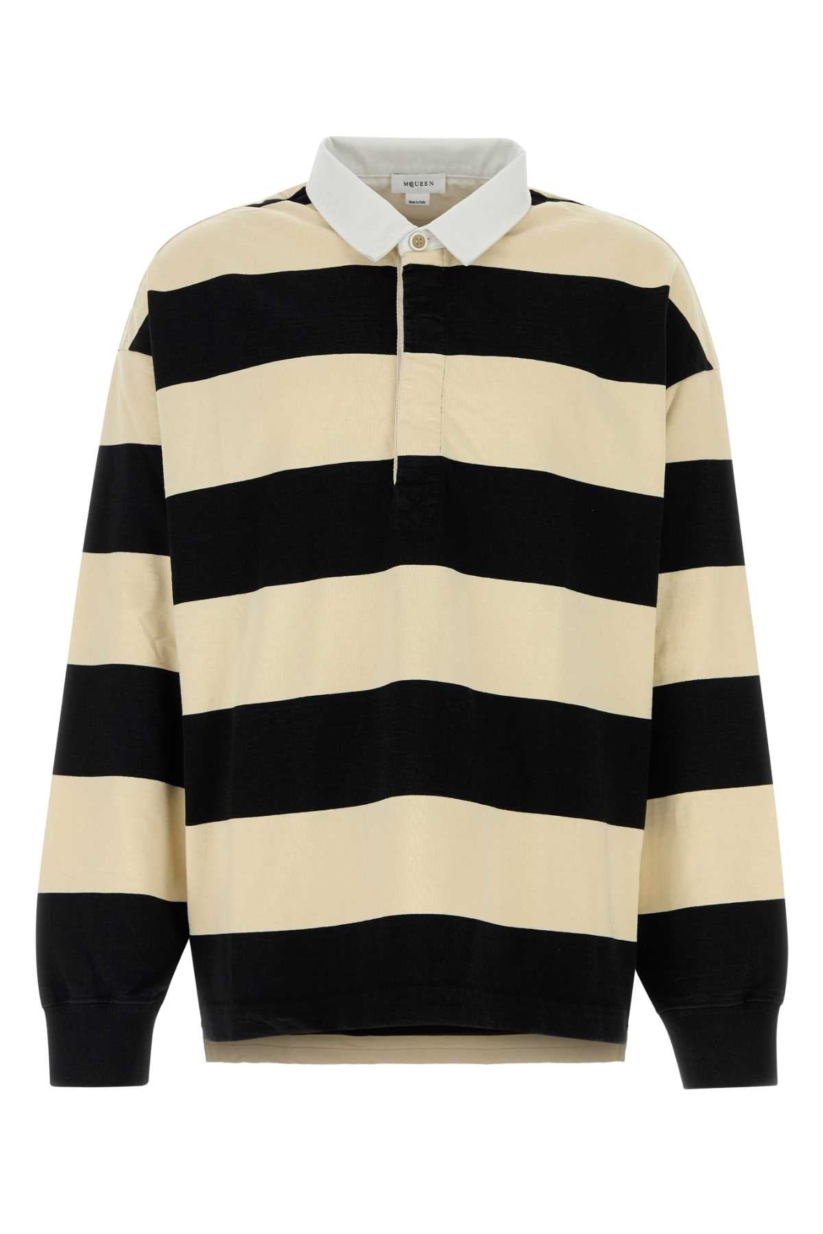 ALEXANDER MCQUEEN OVERSIZED RUGBY POLO For Men Exterior: 100% Cotton